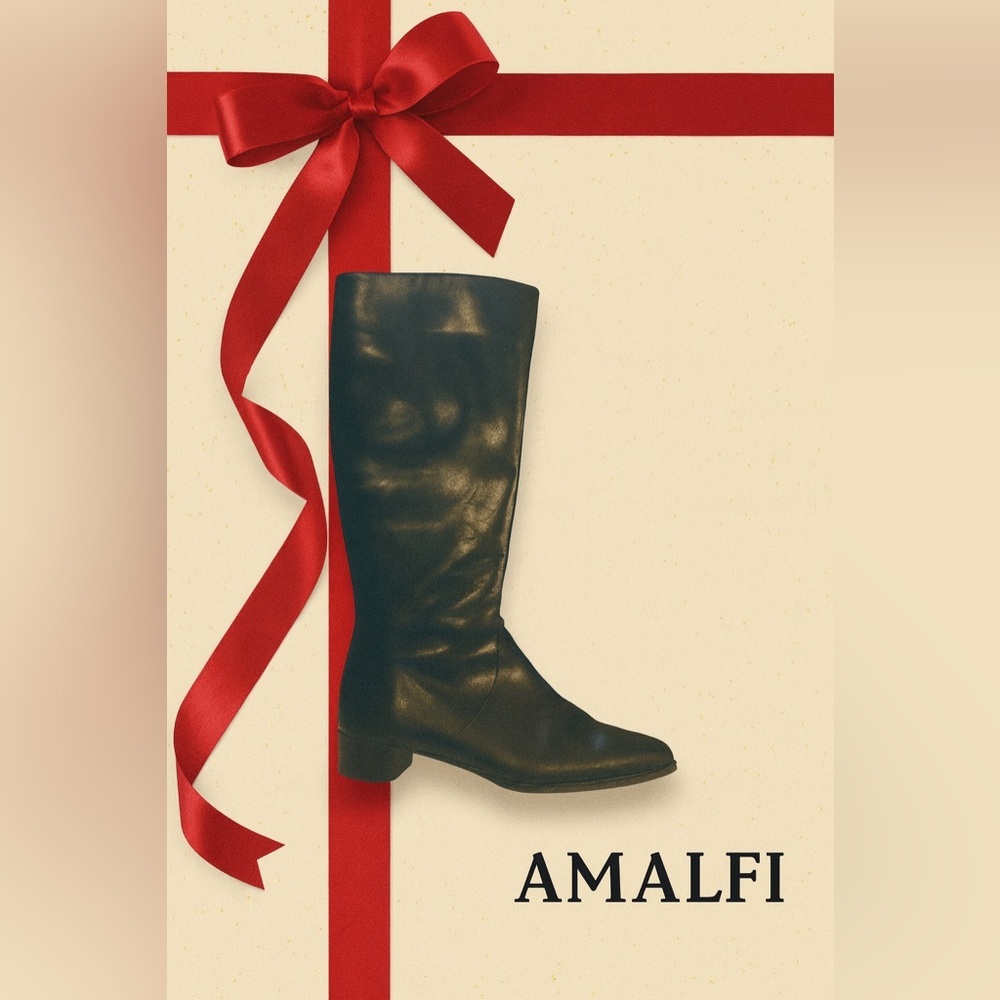 Amalfi Nordstrom Square Toe Boots Faux Leather Damage in Interior Size 7 bf